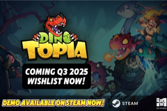 2／25 全新沙盒Roguelike冒险之旅《Dino Topia》试玩版于 Steam 上线！