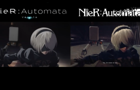 《尼尔：机械纪元》TV动画 与游戏过场动画对比